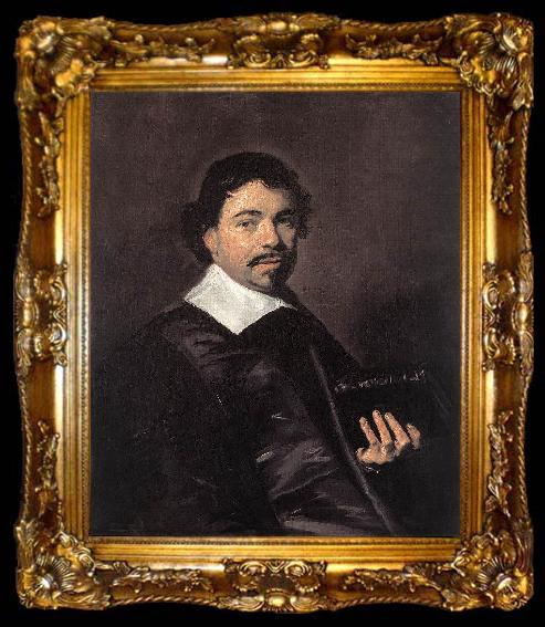 framed  HALS, Frans Portrait of a Man wtt6, ta009-2